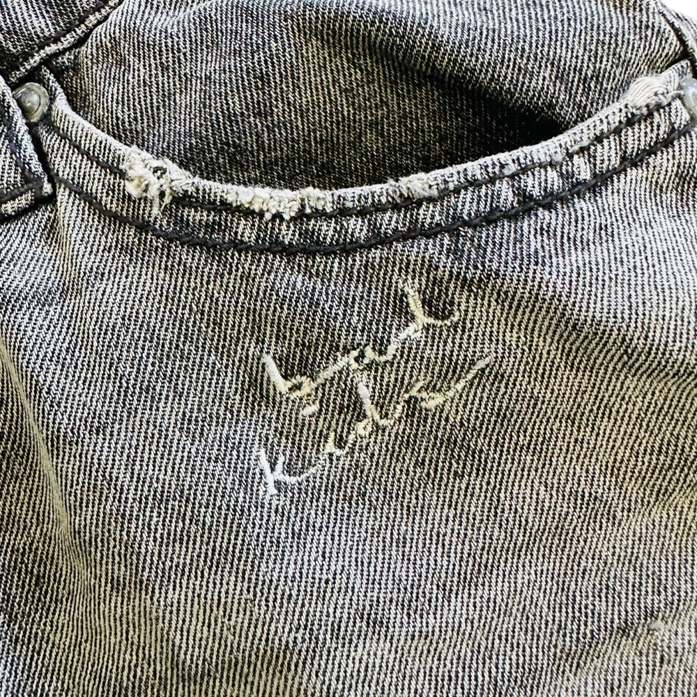 One Teaspoon High Waist Bonita Denim Shorts - Picture 4 of 11